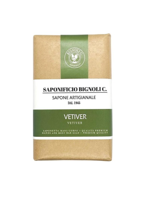 Jabón para cuerpo y manos SAPONIFICIO BIGNOLI vetiver 150g