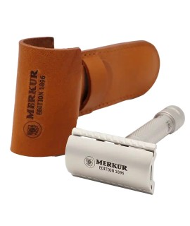 Maquinilla de afeitar clásica MERKUR 34 edición especial 1896 acero inoxidable