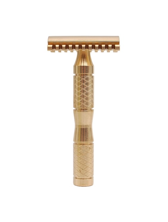 Maquinilla de afeitar clásica SBARBA Mjolnir Forte Latón sin revestimiento CW510L edición limitada
