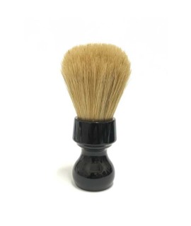 Brocha de afeitar ZENITH de cerda natural no blanqueada mango resina negro 506N XSE