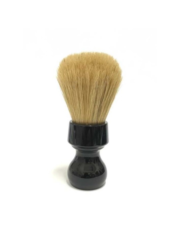 Brocha de afeitar ZENITH de cerda natural no blanqueada mango resina negro 506N XSE