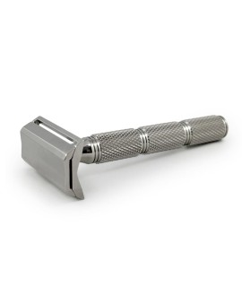 Maquinilla de afeitar clásica RAZOROCK Daily Smooth + mango Super Knurl 06184