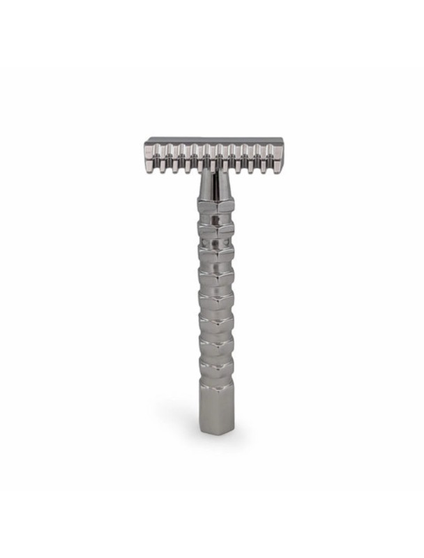 Maquinilla de afeitar clásica RAZOROCK Daily Double peine abierto mango Cyber 04475