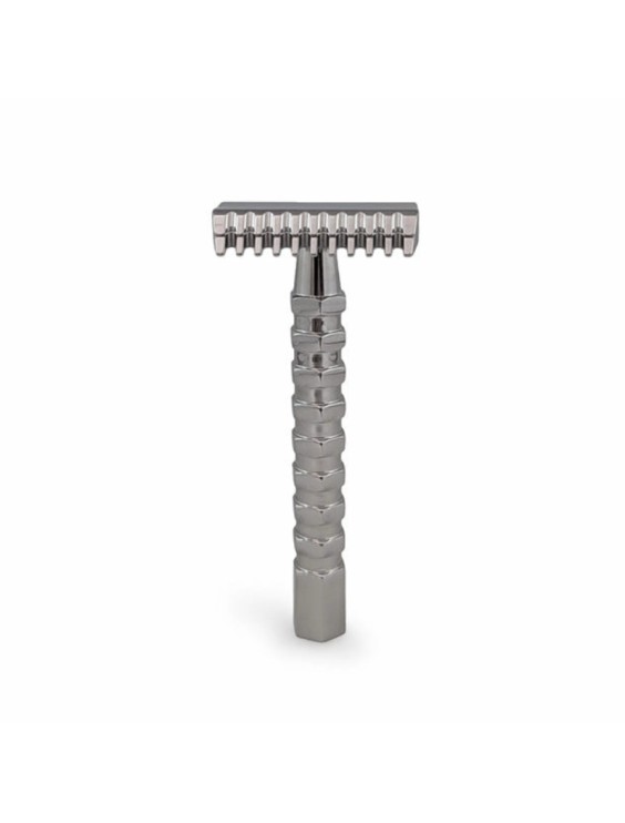 Maquinilla de afeitar clásica RAZOROCK Daily Double peine abierto mango Cyber 04475