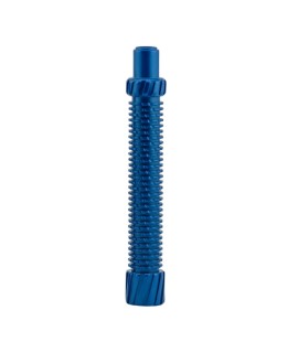 Rasoio da barba M3teorite alluminio manico lungo colore blu