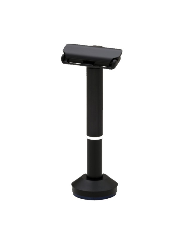 Maquinilla de afeitar clásica monofilo PEARL The Sleek Black Edition con stand