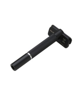 Rasoio da barba monofilo PEARL The Sleek Black Edition con stand