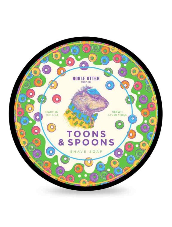 Jabón de afeitar NOBLE OTTER Toons & Spoons 118ml