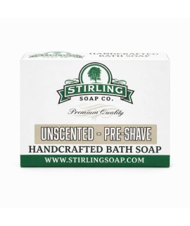 STIRLING preshave bar Unscented 155gr