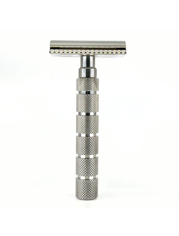 Maquinilla de afeitar ALPHA Outlaw Evolution 316L mango Bravo 85mm