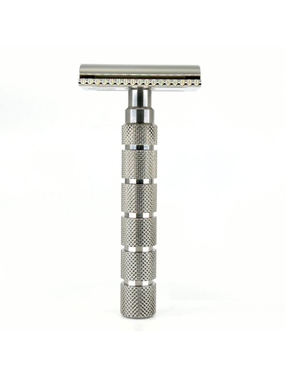 Maquinilla de afeitar ALPHA Outlaw Evolution 316L mango Bravo 85mm