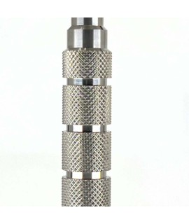 Maquinilla de afeitar ALPHA Outlaw Evolution 316L mango Bravo