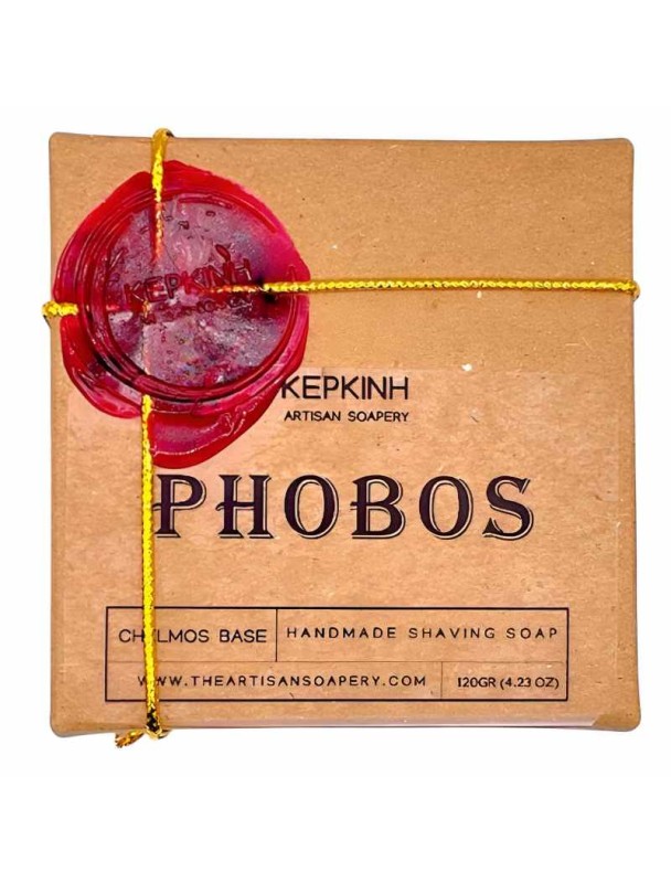 Jabón de afeitar artesanal KEPKINH Phobos base Chelmos 120gr