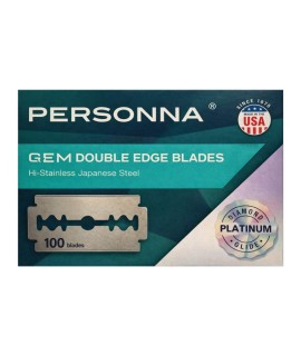 PERSONA GEM double edge 100 shaving blades