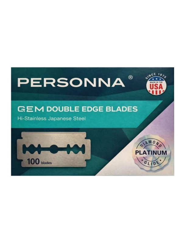 PERSONA GEM double edge 100 shaving blades