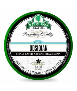 Jabón de afeitar STIRLING Glacial Obsidian 170ml
