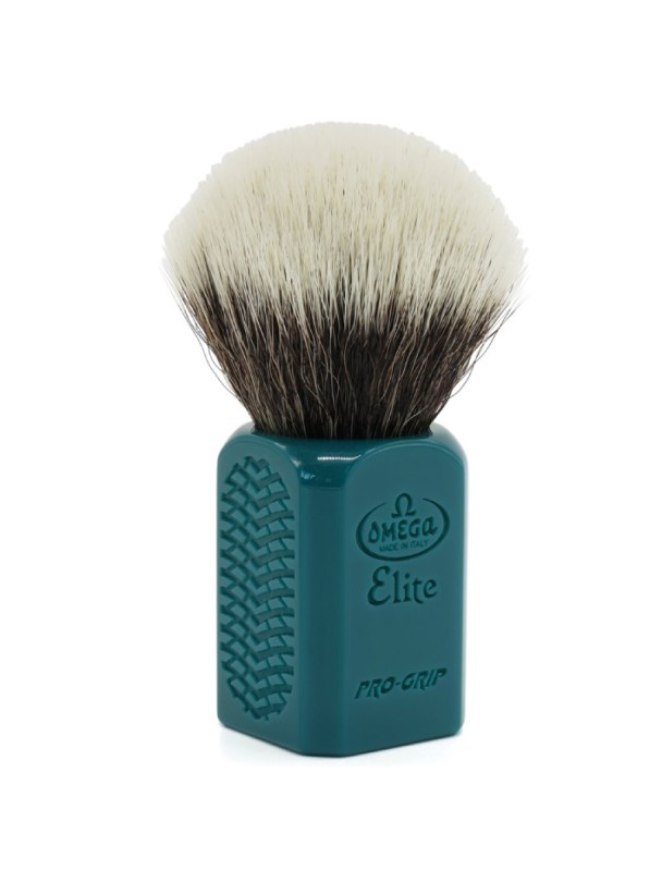 OMEGA Pro Grip synthetic Green shaving brush B1948/VE