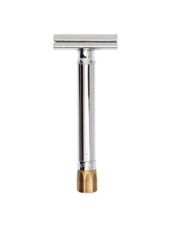 Rasoio da barba regolabile MERKUR Progress 510 ottone antico