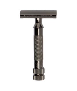MERKUR 34C Metallic Grey closed comb safety razor