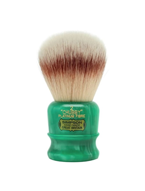 SIMPSON Platinum Fibre Chubby 2 St Marys shaving brush
