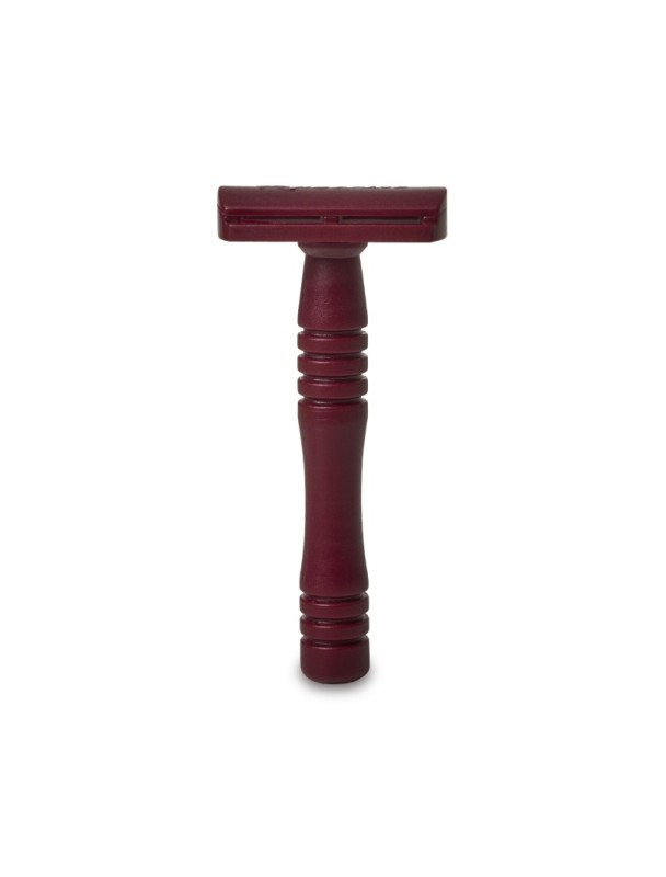 Maquinilla de afeitar clásica RAZORINE Classic Red Marsala peine cerrado 21002