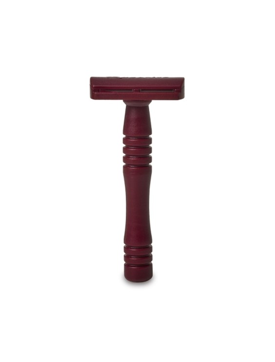 Rasoio da barba RAZORINE Classic Red Marsala pettine chiuso 21002