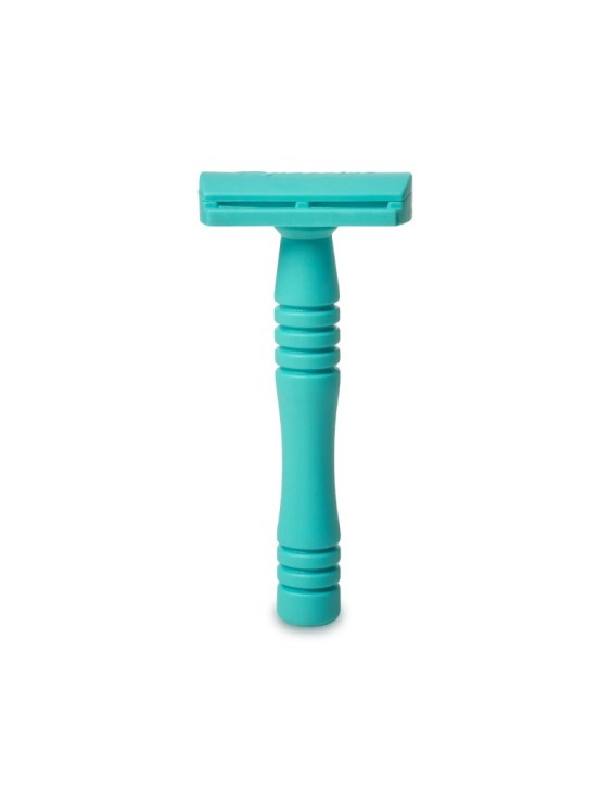 Maquinilla de afeitar clásica RAZORINE Classic Turquoise Island peine cerrado 21004