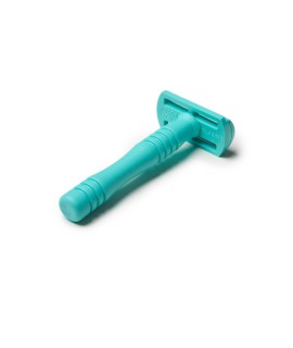 RAZORINE Classic Turquoise Island closed comb safety razor 21004