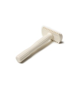 RAZORINE Classic II White Castle open comb safety razor 21007