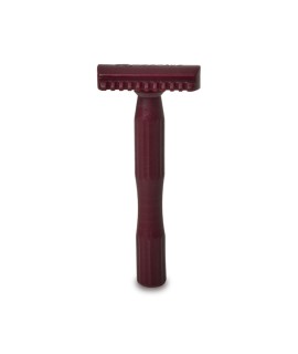 Rasoio da barba RAZORINE Classic II Red Marsala pettine aperto 21008