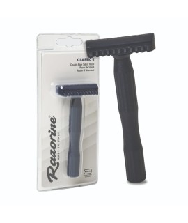 Rasoio da barba RAZORINE Classic II Blue Night pettine aperto 21012