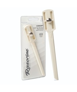 Rasoio da barba stile shavette RAZORINE Concept White Castle pettine chiuso 21013