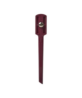 Rasoio da barba stile shavette RAZORINE Concept Red Marsala pettine chiuso 21014
